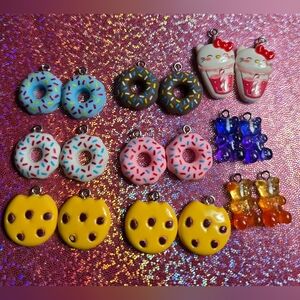 16 piece Resin Charm lot! Brand new Charms! DIY jewlery, etc!